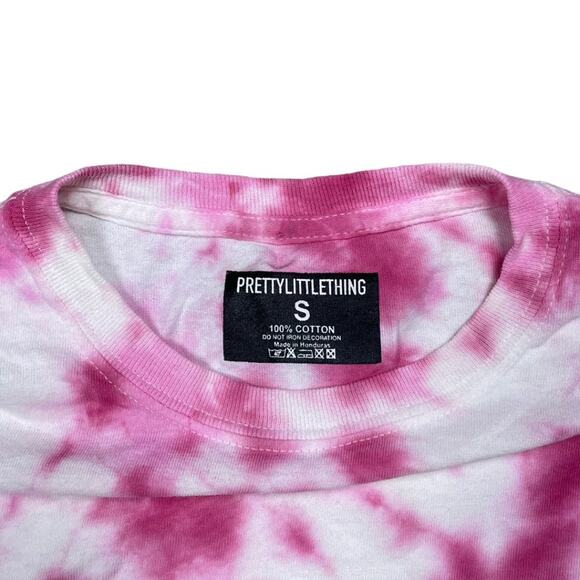 Pretty Little Thing Crop Top T Shirt - Picture 4 of 4